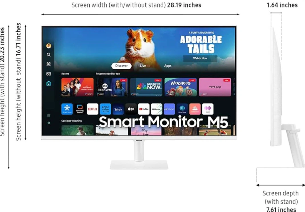 Samsung 32 inch M5 FHD Smart Monitor with Smart TV/Gaming Hub - photo 4