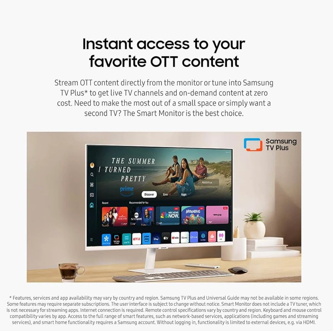 Samsung 32 inch M5 FHD Smart Monitor with Smart TV/Gaming Hub - photo 5