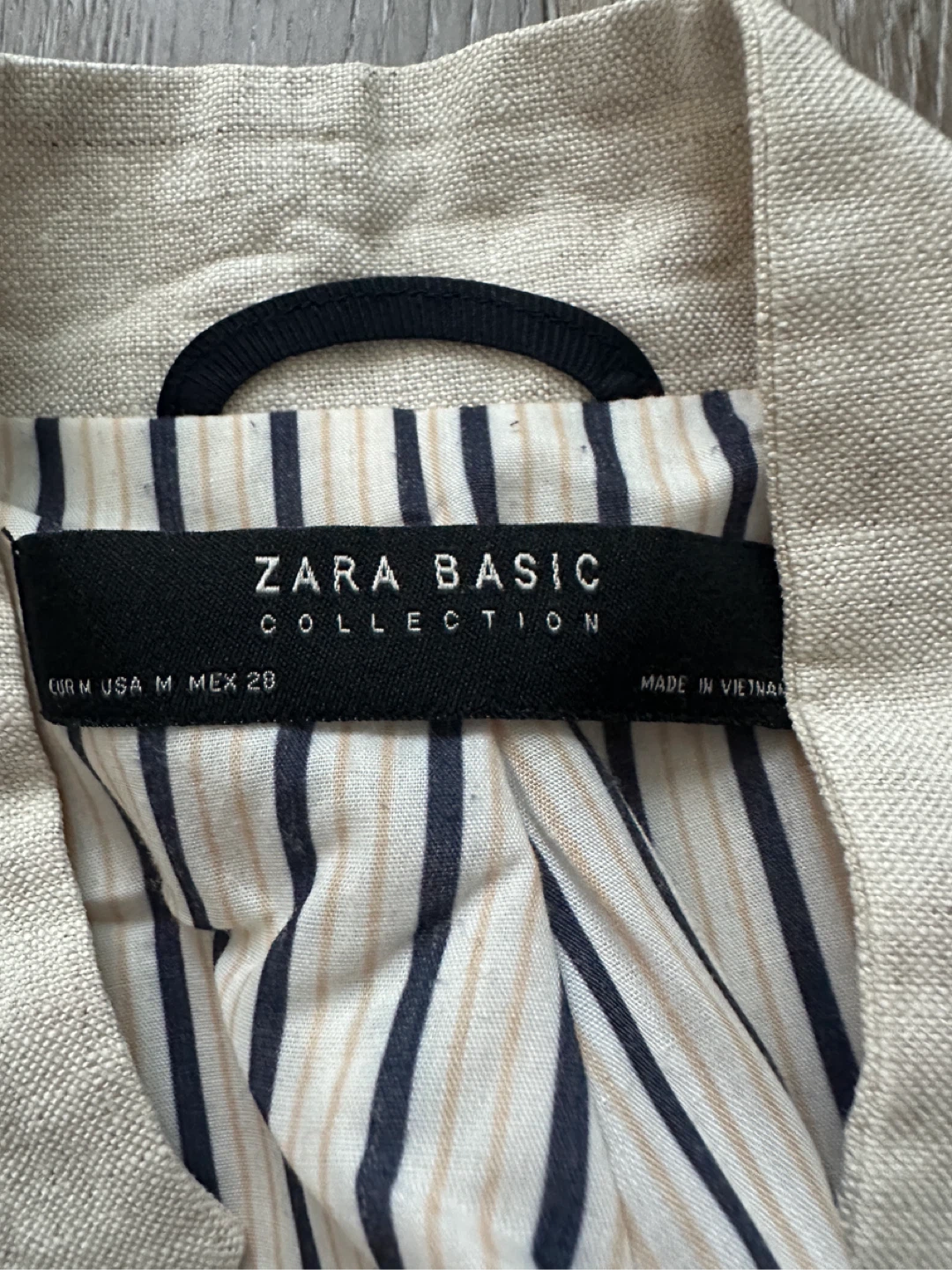 Zara Basic Linen Blazer - Size M - photo 2