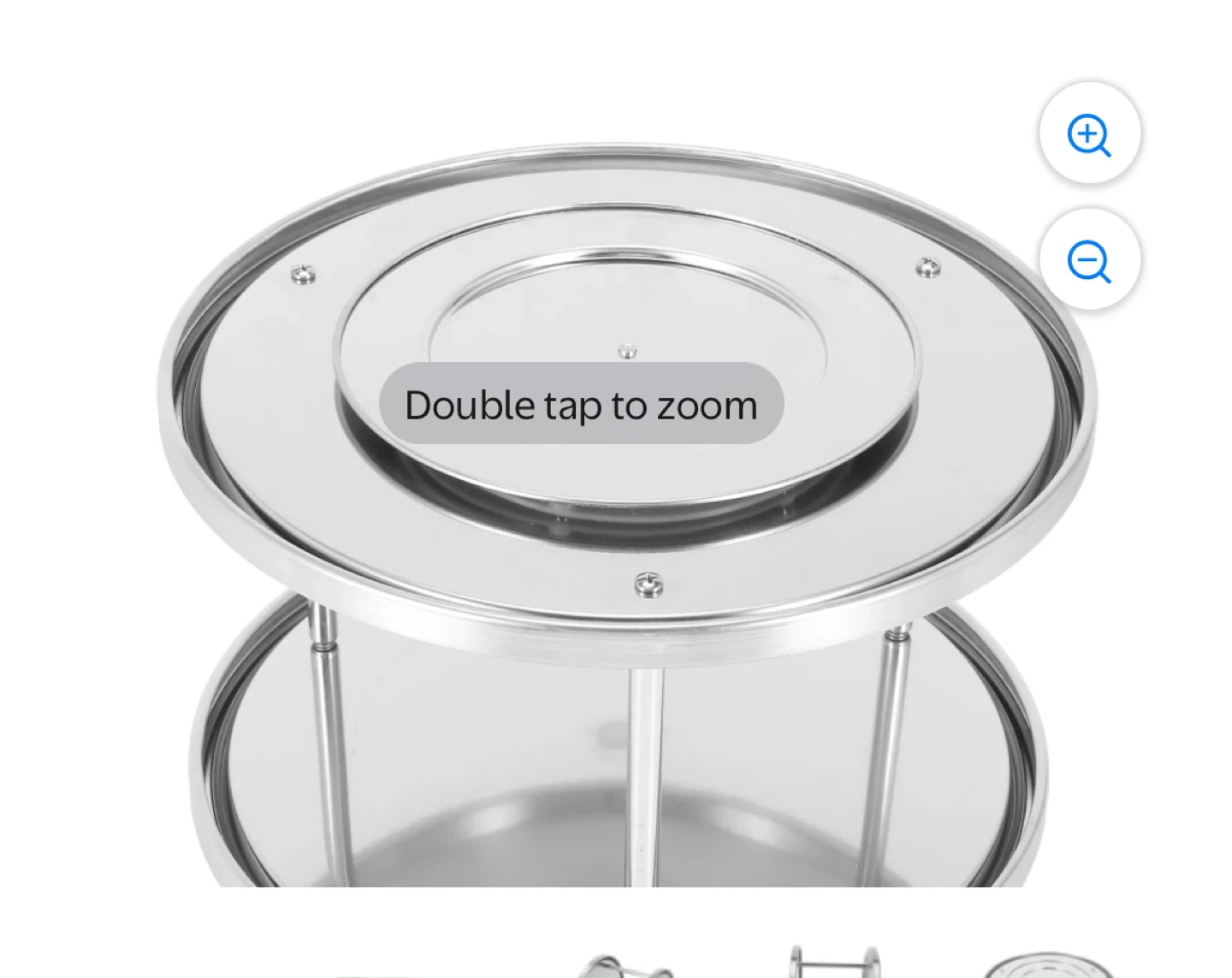 Rebrilliant Leandro Stainless Steel Lazy Susan - photo 3