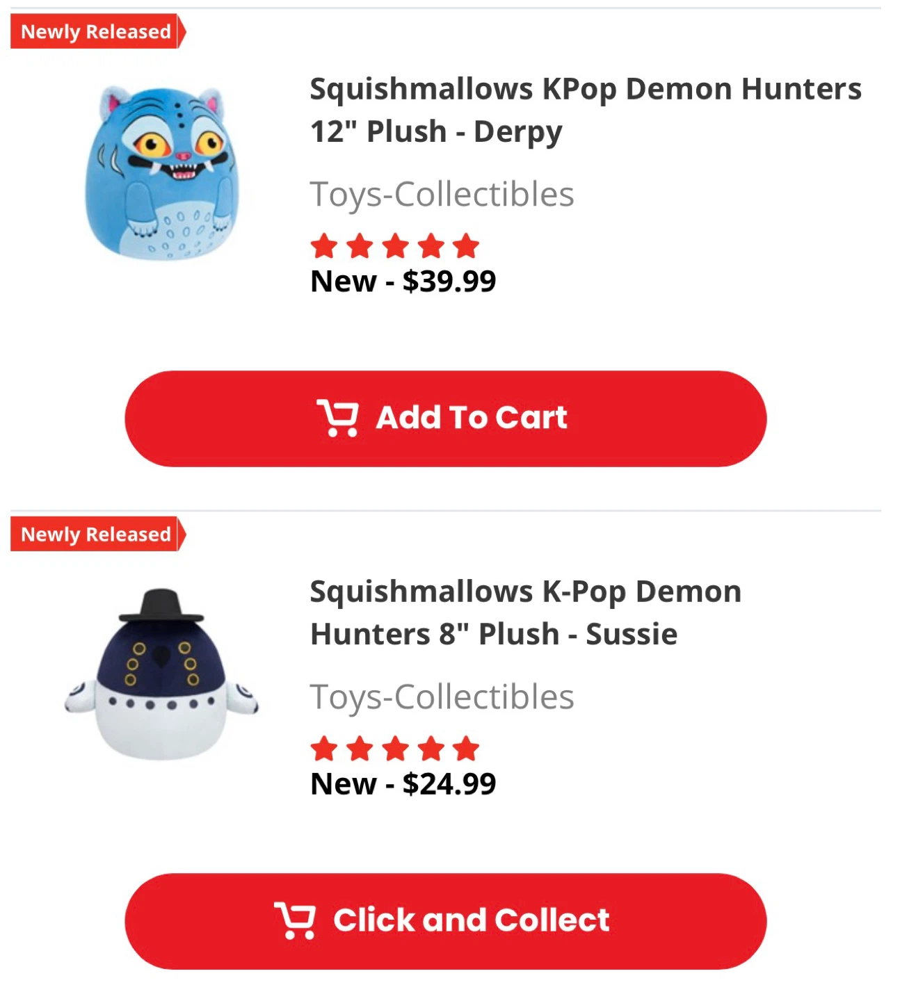 2 Squishmallows KPop Demon Hunters. Derpy + Sussie - photo 5