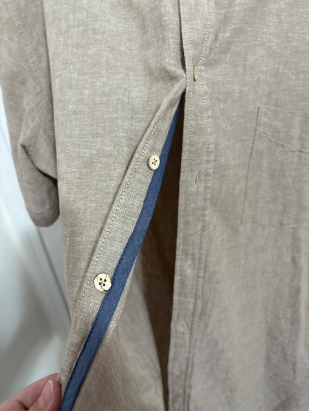 Britches Men’s Linen Blend Short Sleeve Shirt 2XL - photo 4