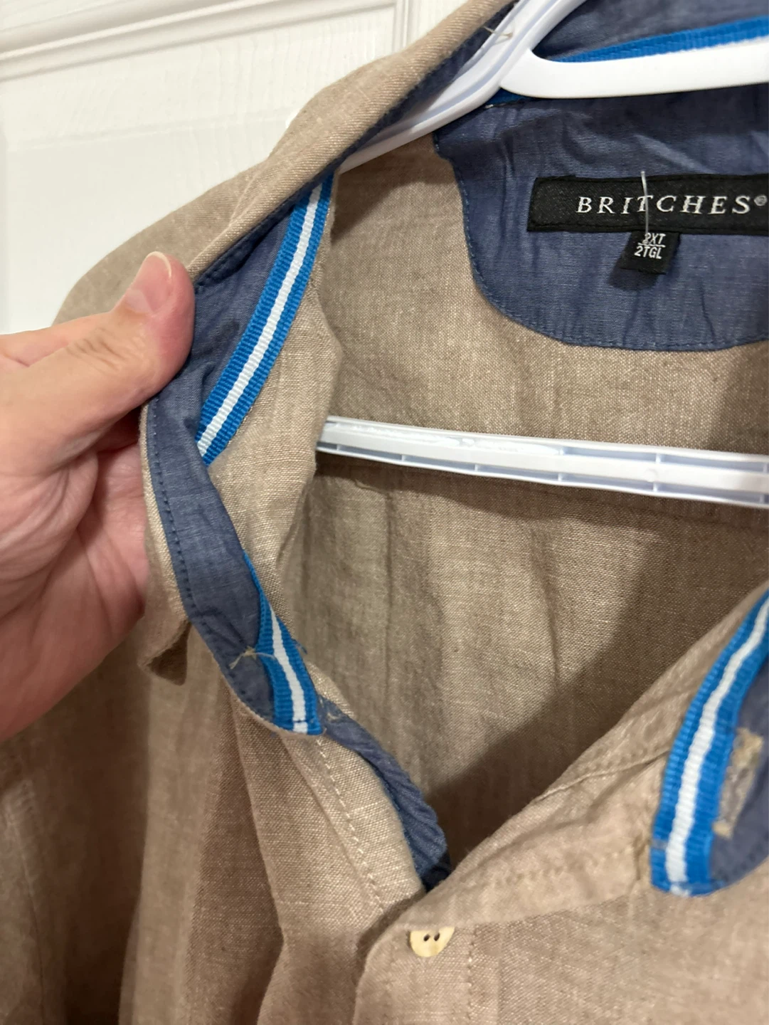 Britches Men’s Linen Blend Short Sleeve Shirt 2XL - photo 3