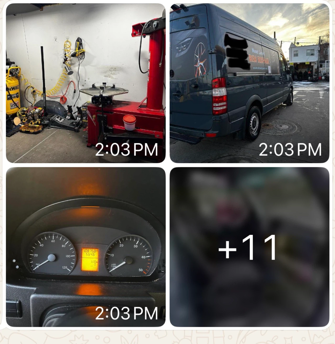 Mercedes Sprinter Van. Repair rims business for sale.
