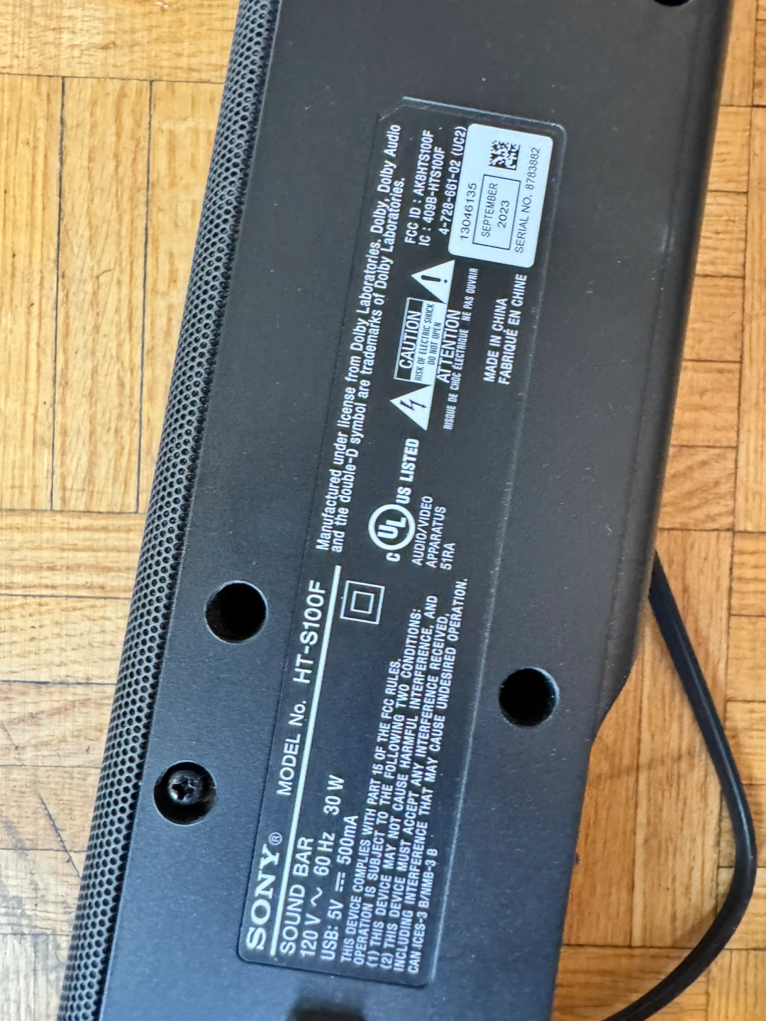 Sony HT-S100F Soundbar - photo 2