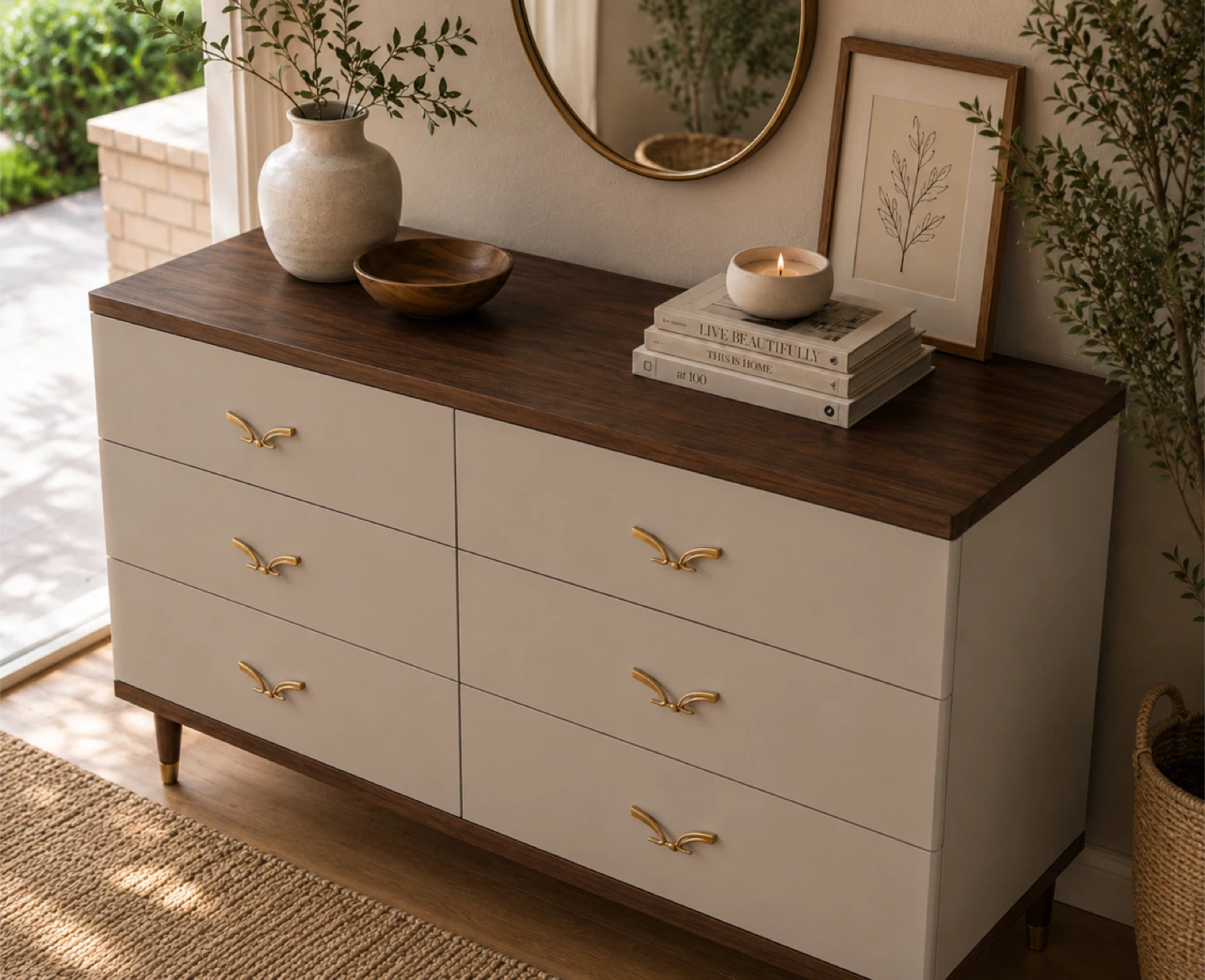 ✨ Refinished Walnut Dresser ✨ - photo 3