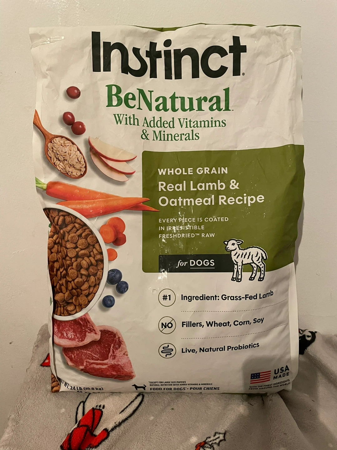 18lbs Instinct Lamb Dog Food