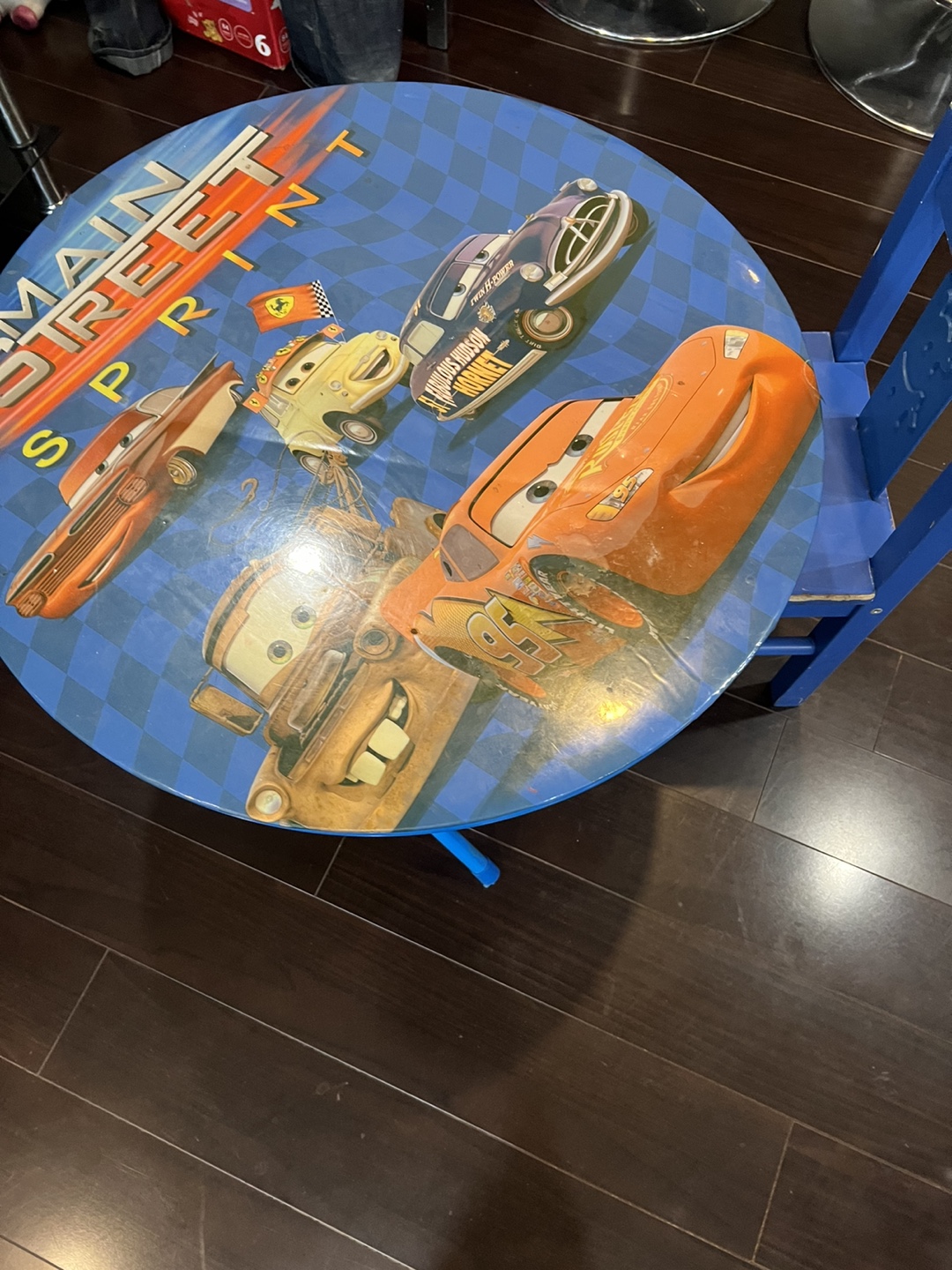 Disney Cars Main Street Sprint Table and Chair Set