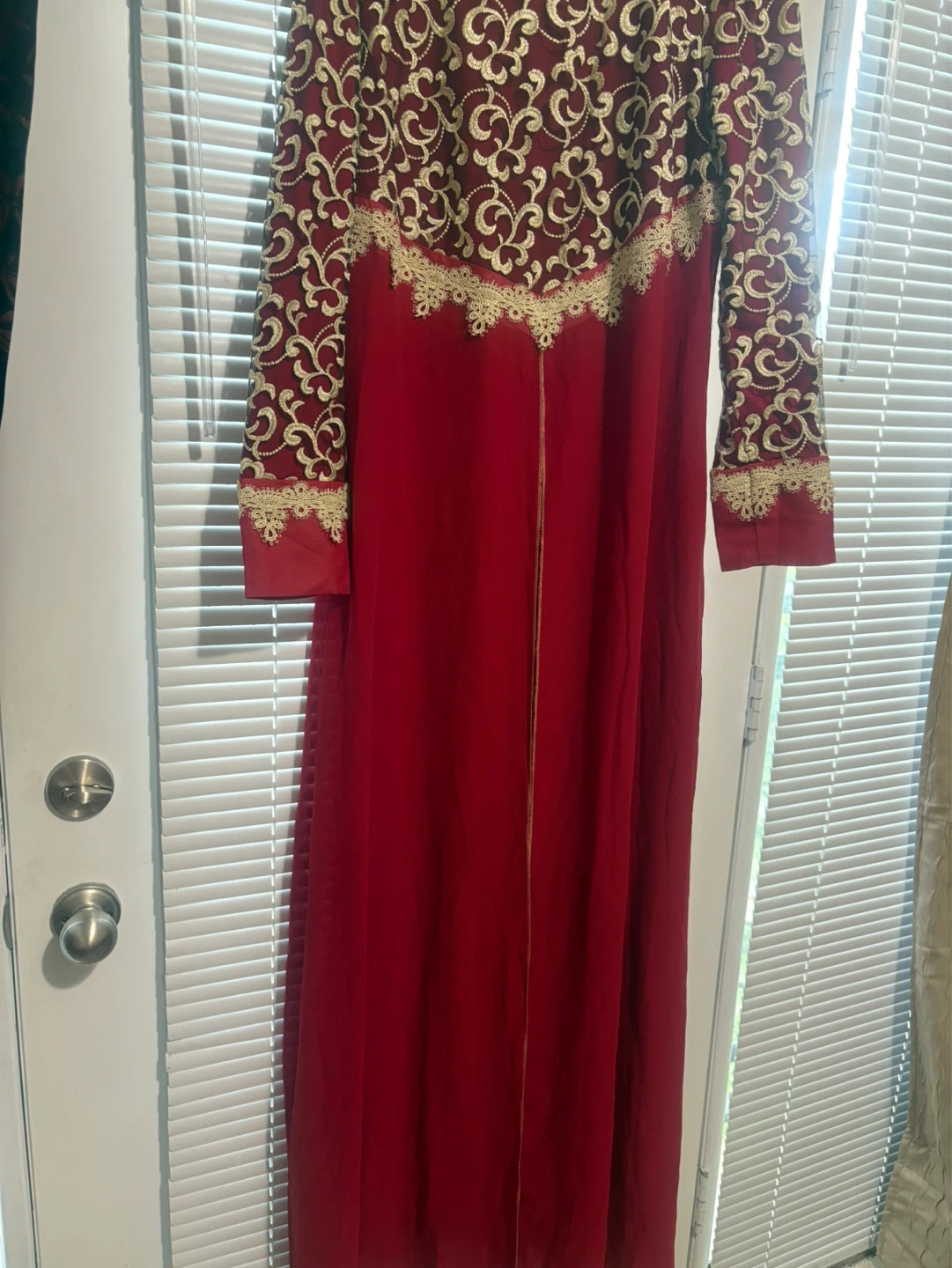 Red dress long graduation dress / party dress