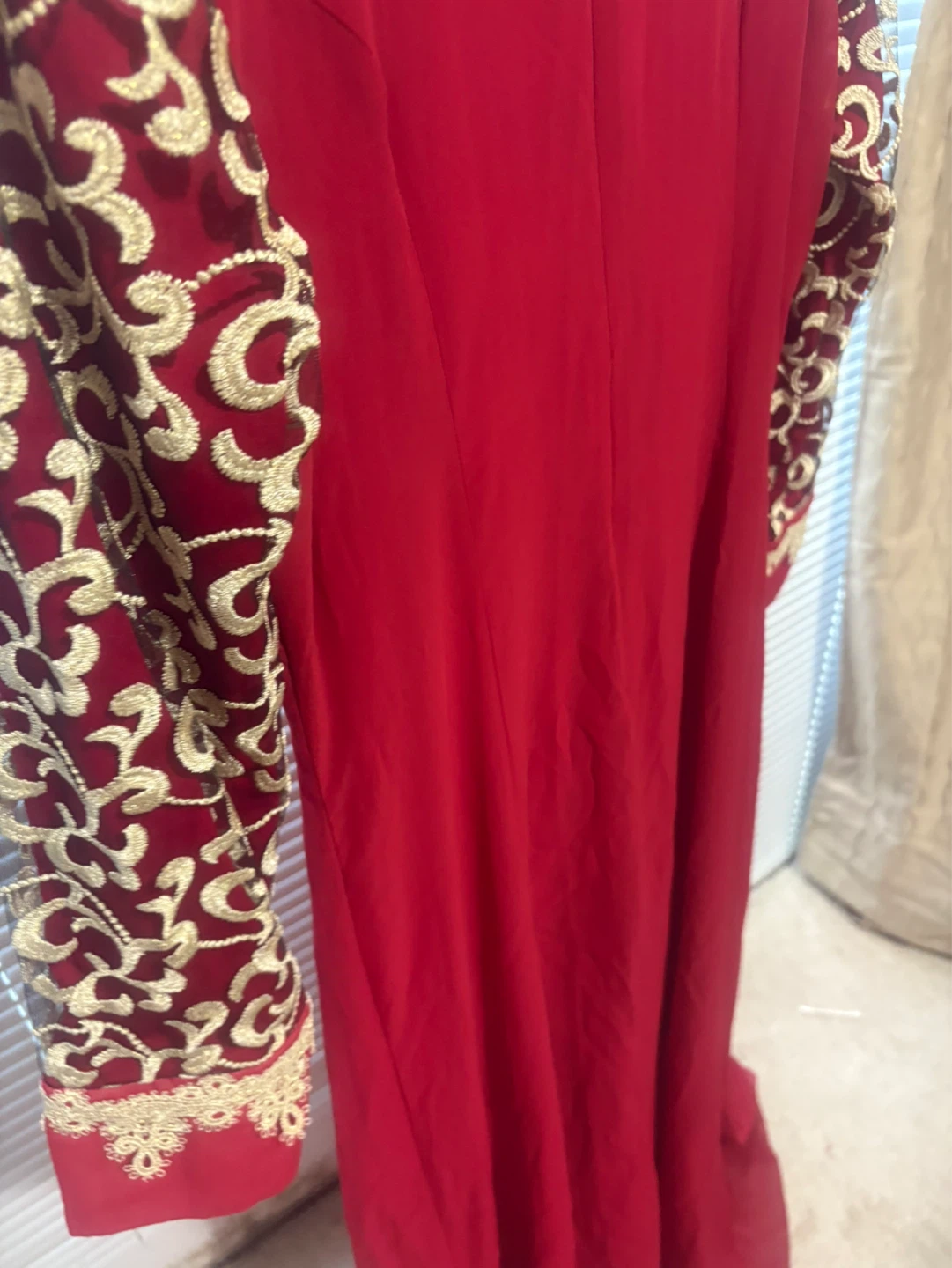 Red dress long graduation dress / party dress - photo 2