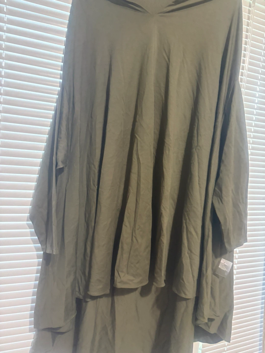 Women's Tunic Top - Khaki Green - Size M - photo 3