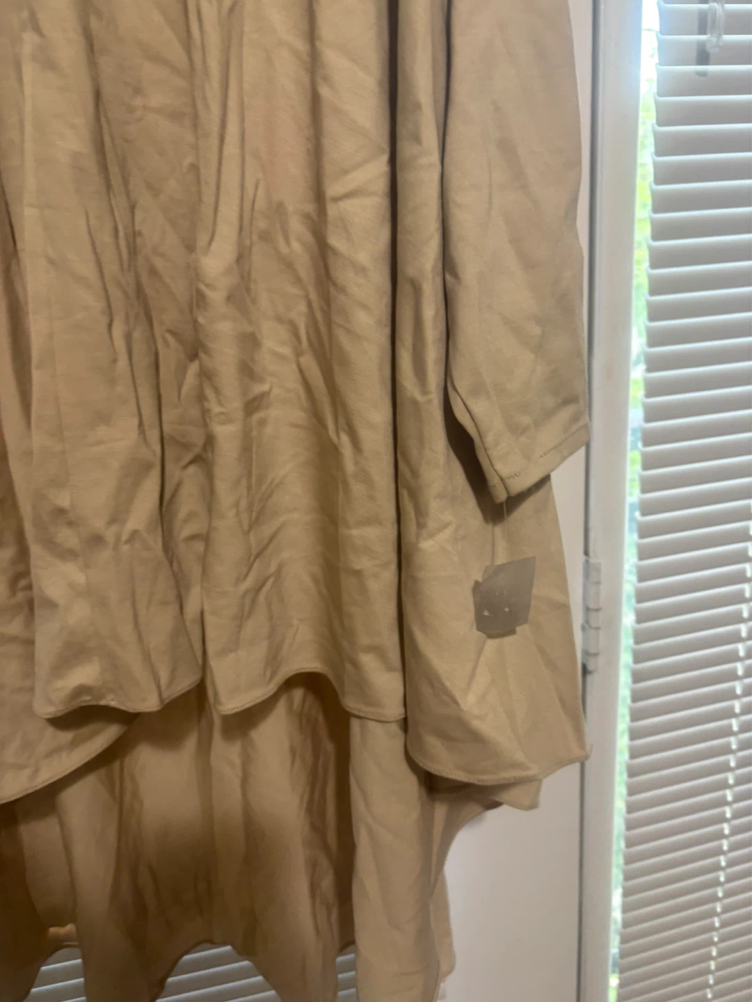 Women's Tunic Top - Khaki Green - Size M - photo 4