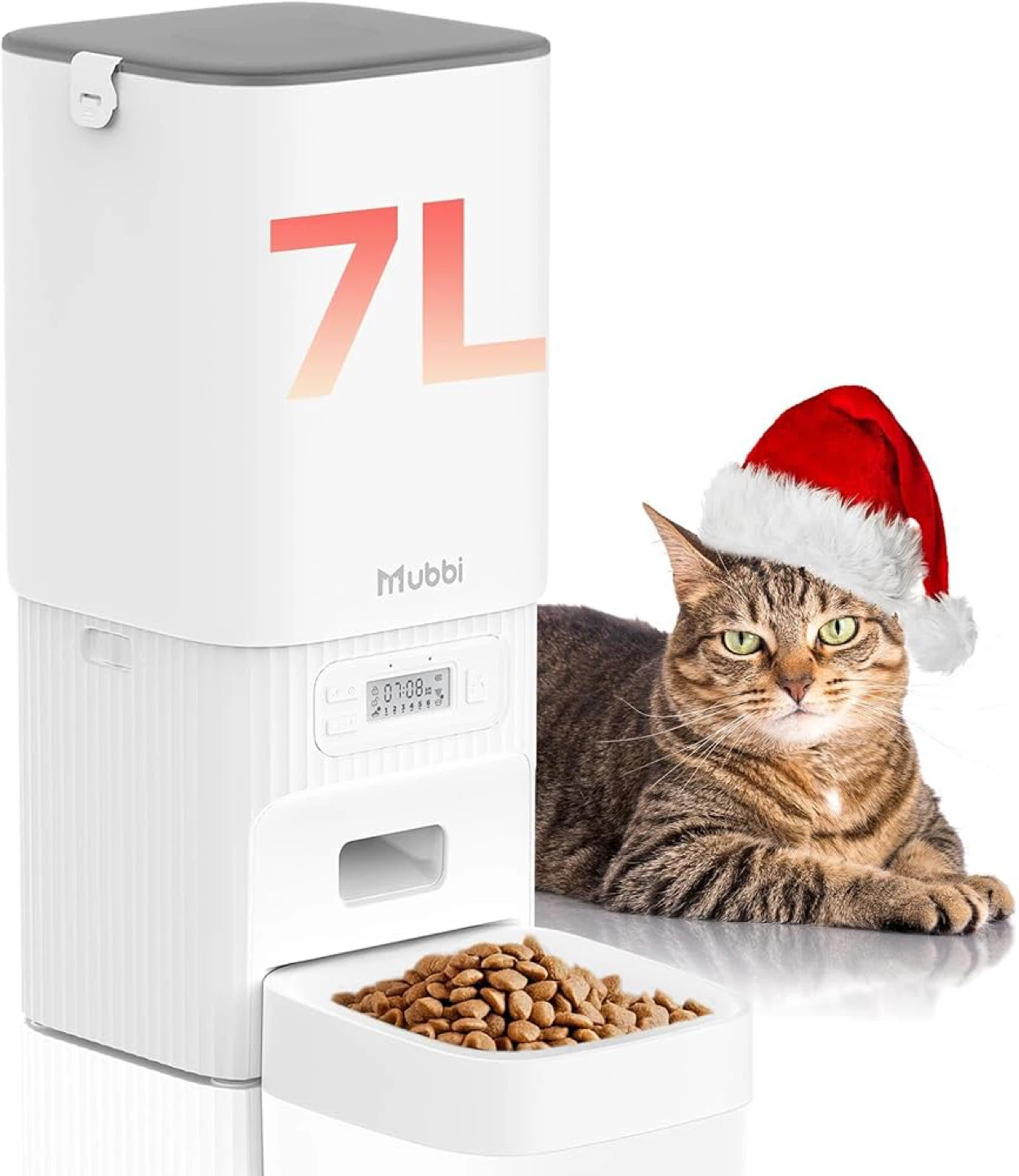 🔥NEW-Automatic Cat Feeder – 7L/29 Cups Smart Pet Food Dispenser