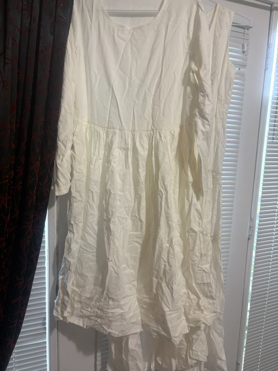 White Tiered Lace Maxi Dress - photo 2