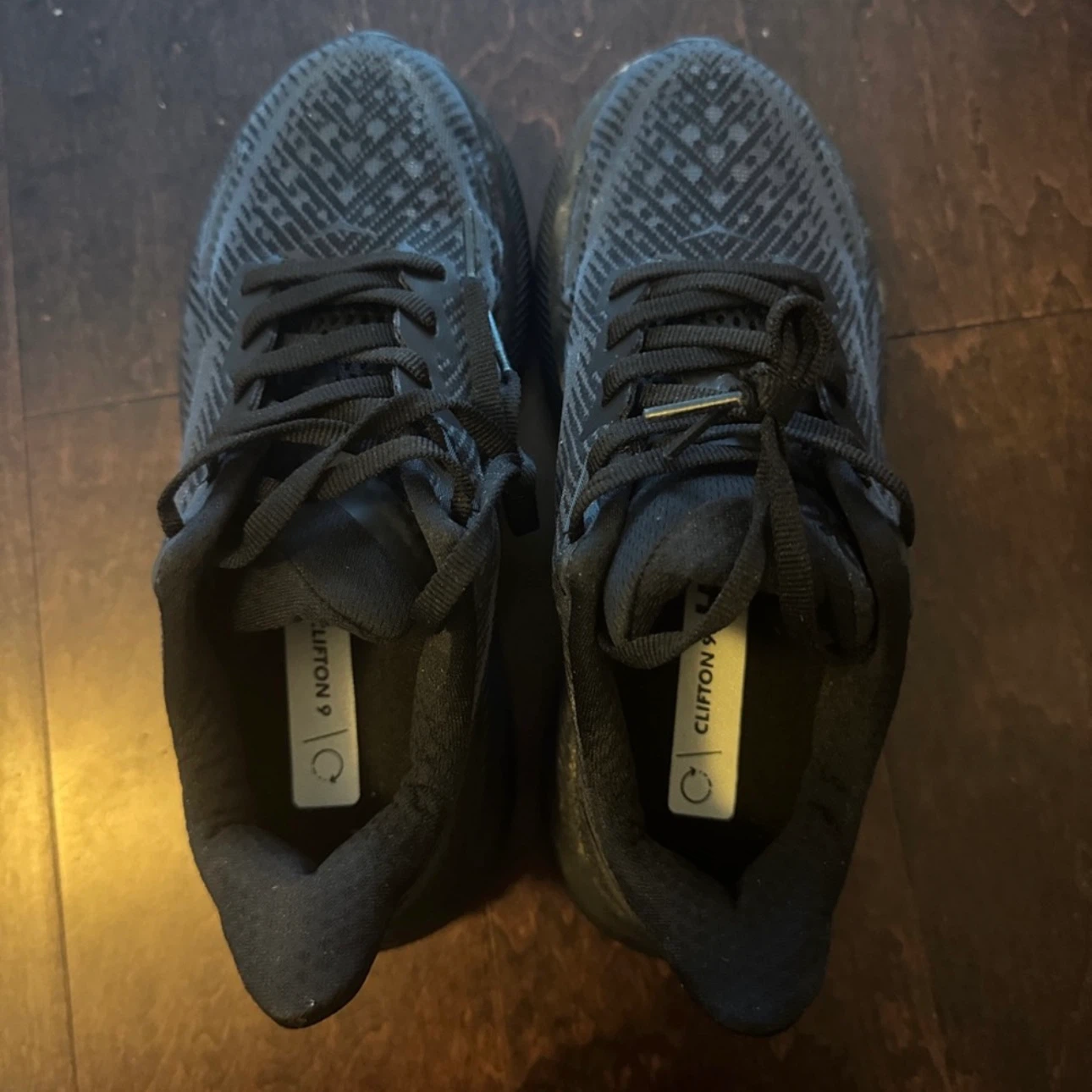 Hoka Clifton 9 Running Shoes - Black - photo 2
