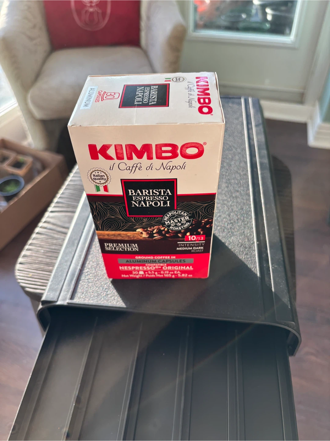 Coffee pod holder + 28 Kimbo Barista Espresso Napoli Capsules - photo 4