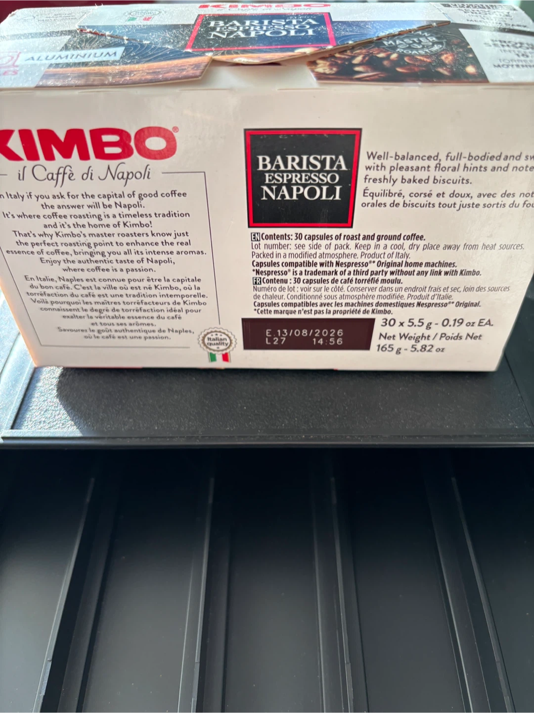 Coffee pod holder + 28 Kimbo Barista Espresso Napoli Capsules - photo 5