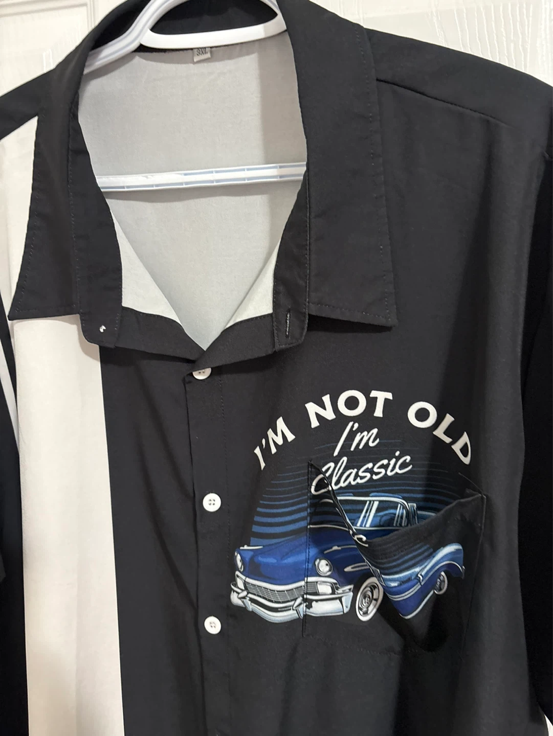 Men’s Retro Classic Car Bowling Shirt – 3XL - photo 2