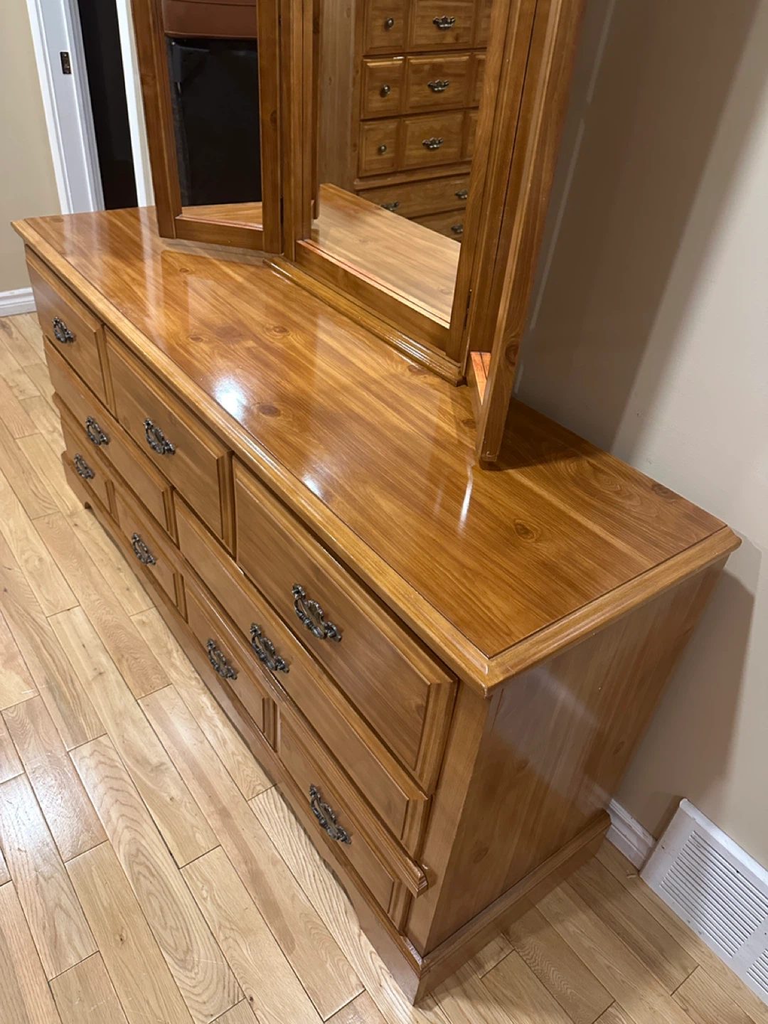 Ideal Furniture Solid Wood Dresser with Mirror (CAN DELIVER) - photo 5