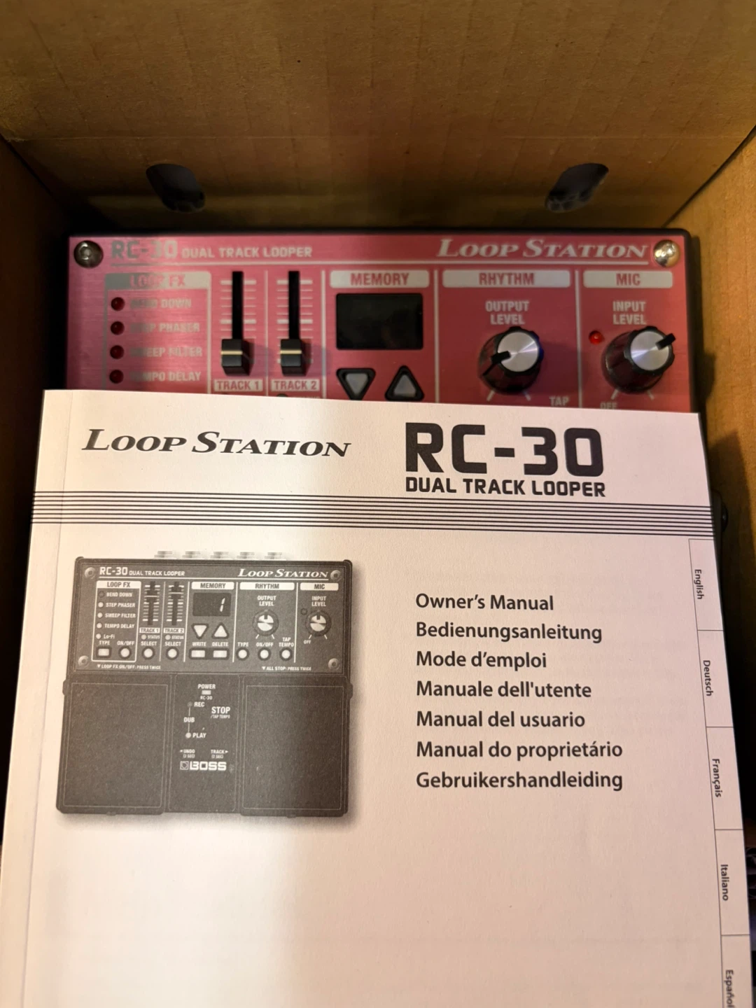 BOSS RC-30 Loop Station Dual Track Looper - photo 2