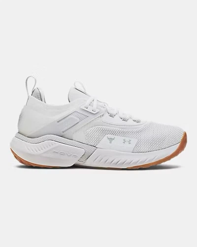 Under Armour Project Rock 5 Shoes White Size 8.5
