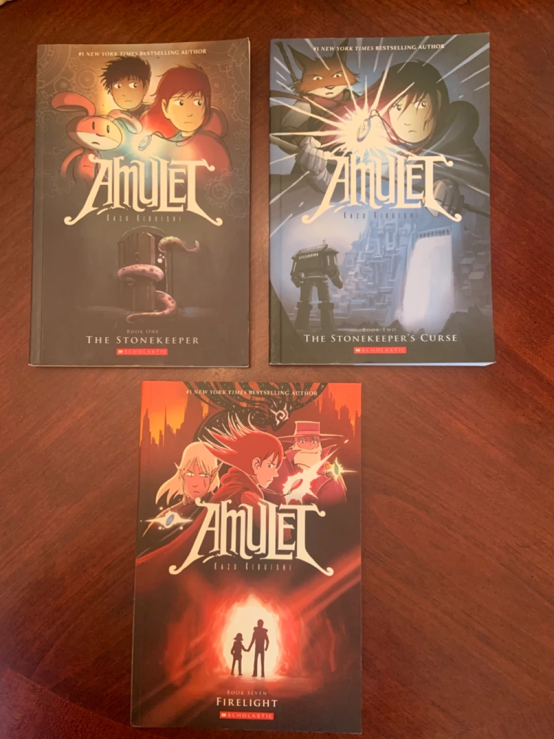 Amulet Graphic Novel Series by Kazu Kibuishi