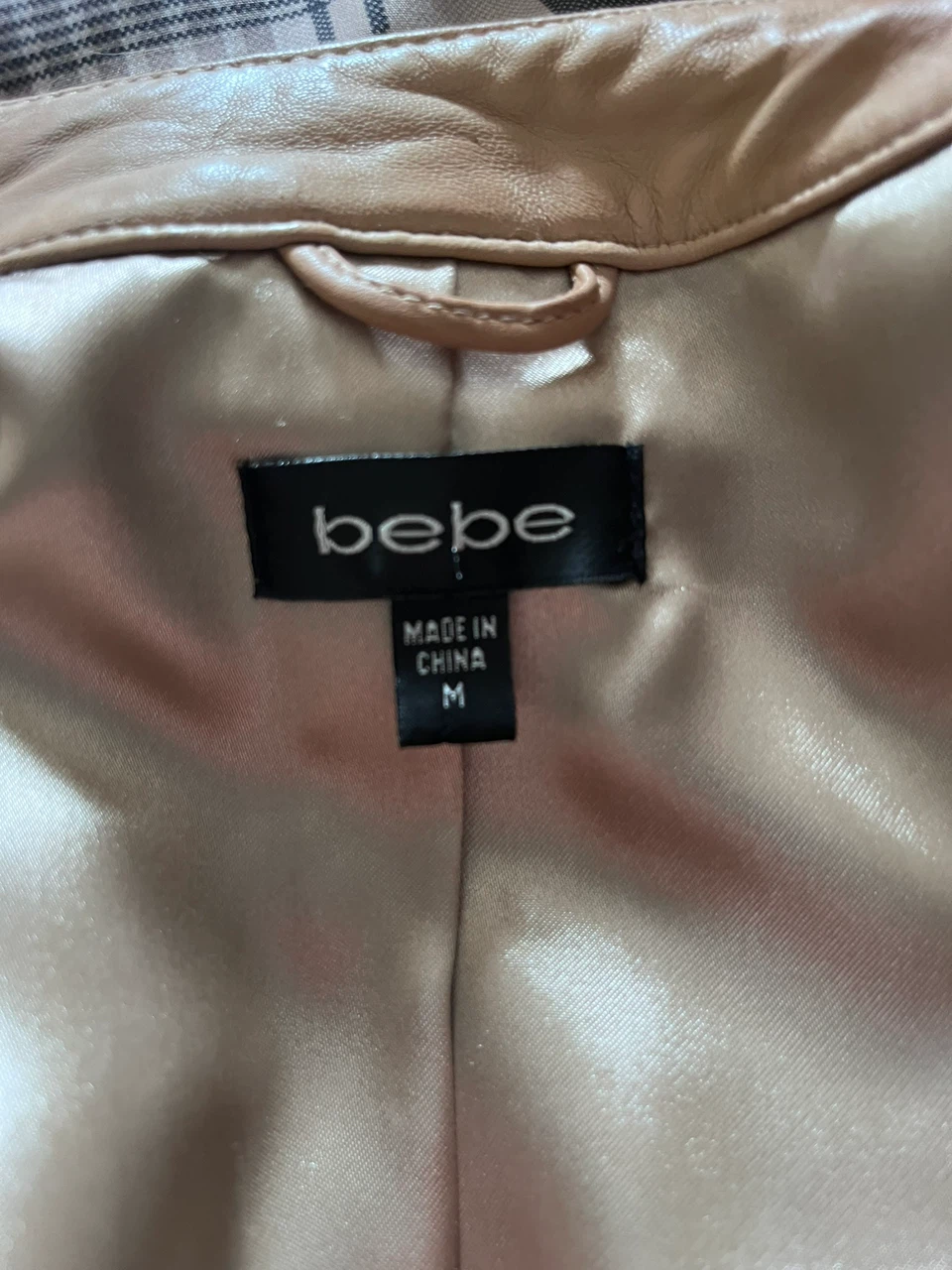 Bebe Women's Leather Jacket - Size M - photo 5