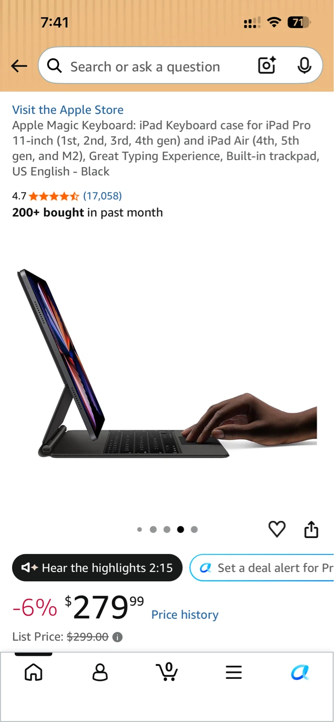 Apple Magic Keyboard for iPad Pro 11-inch - photo 3