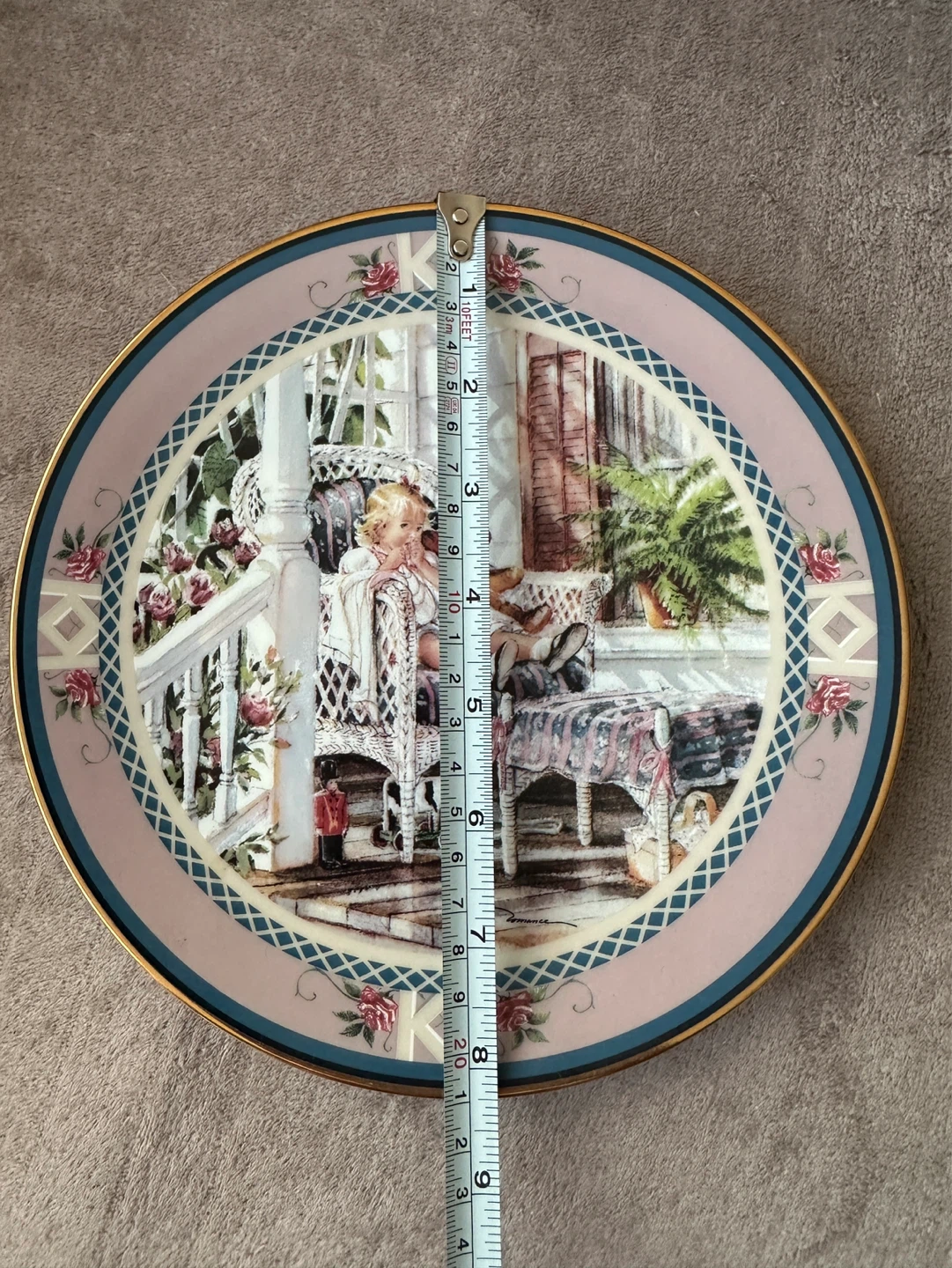 A Moment's Rest Decorative Plate by Trisha Romance - photo 3