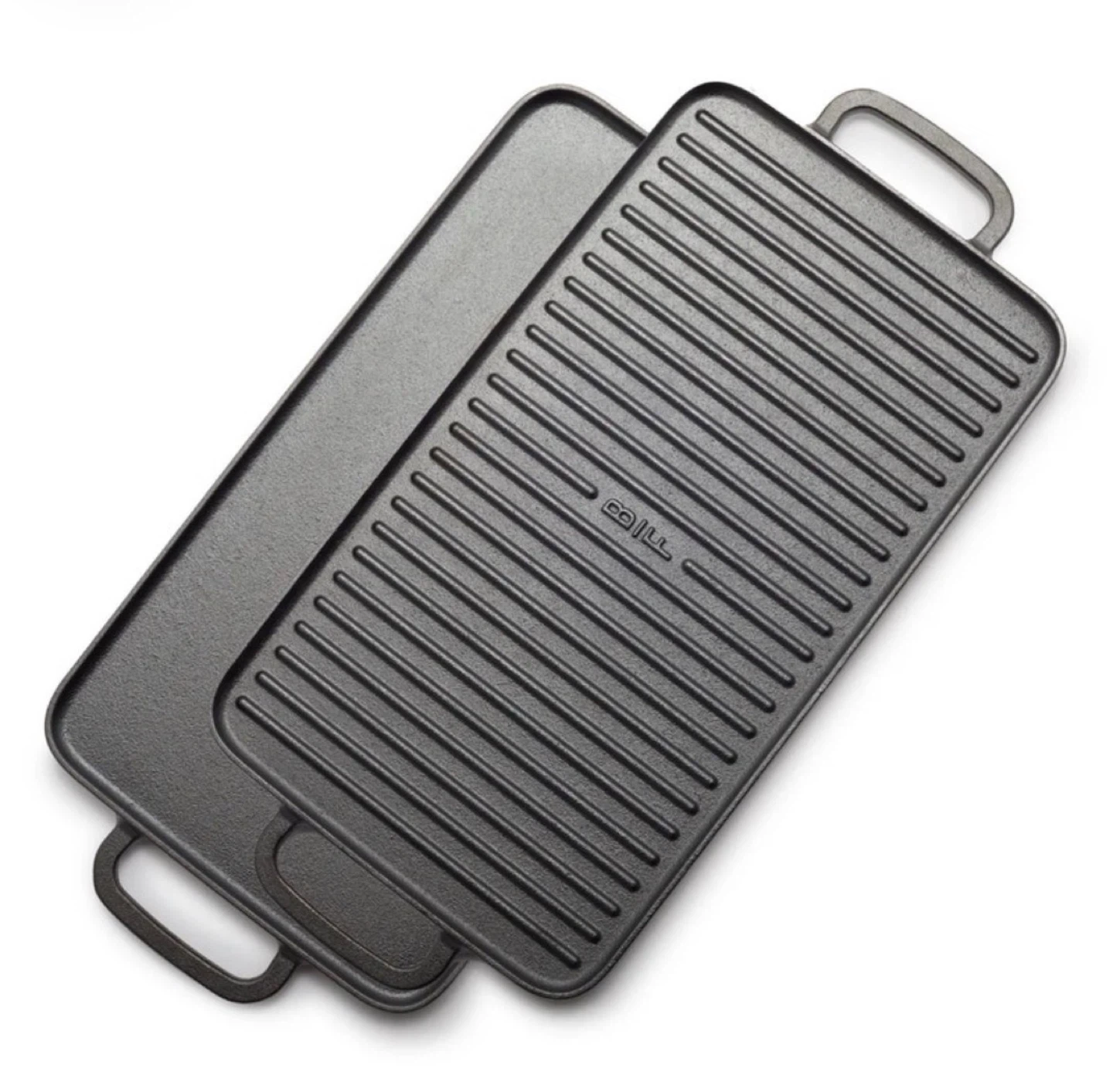 New BF Greenpan Reversible Cast Iron BBQ Barbecue Grill Griddle - photo 3