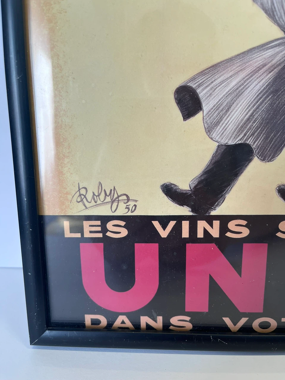 Les Vins Selectionnes Union" Vintage Poster - photo 2