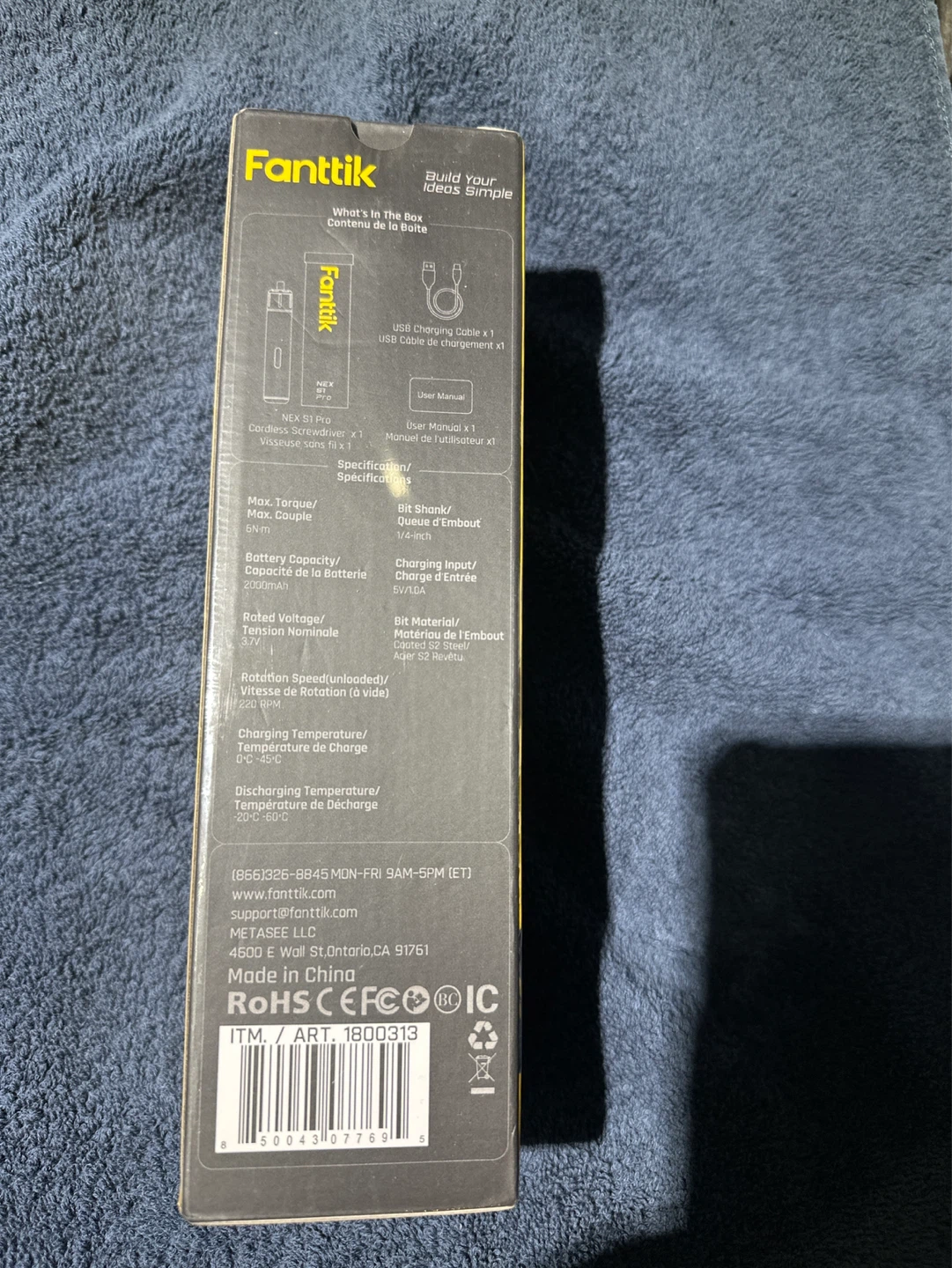 Cordless Screwdriver Fanttik - photo 3