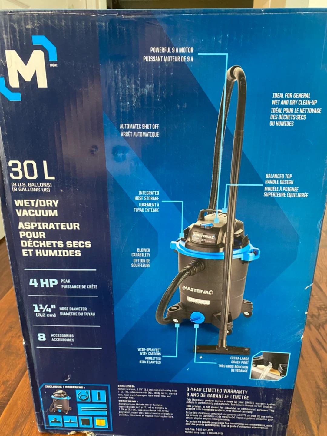 MasterVac 30L Wet/Dry Vacuum - photo 3