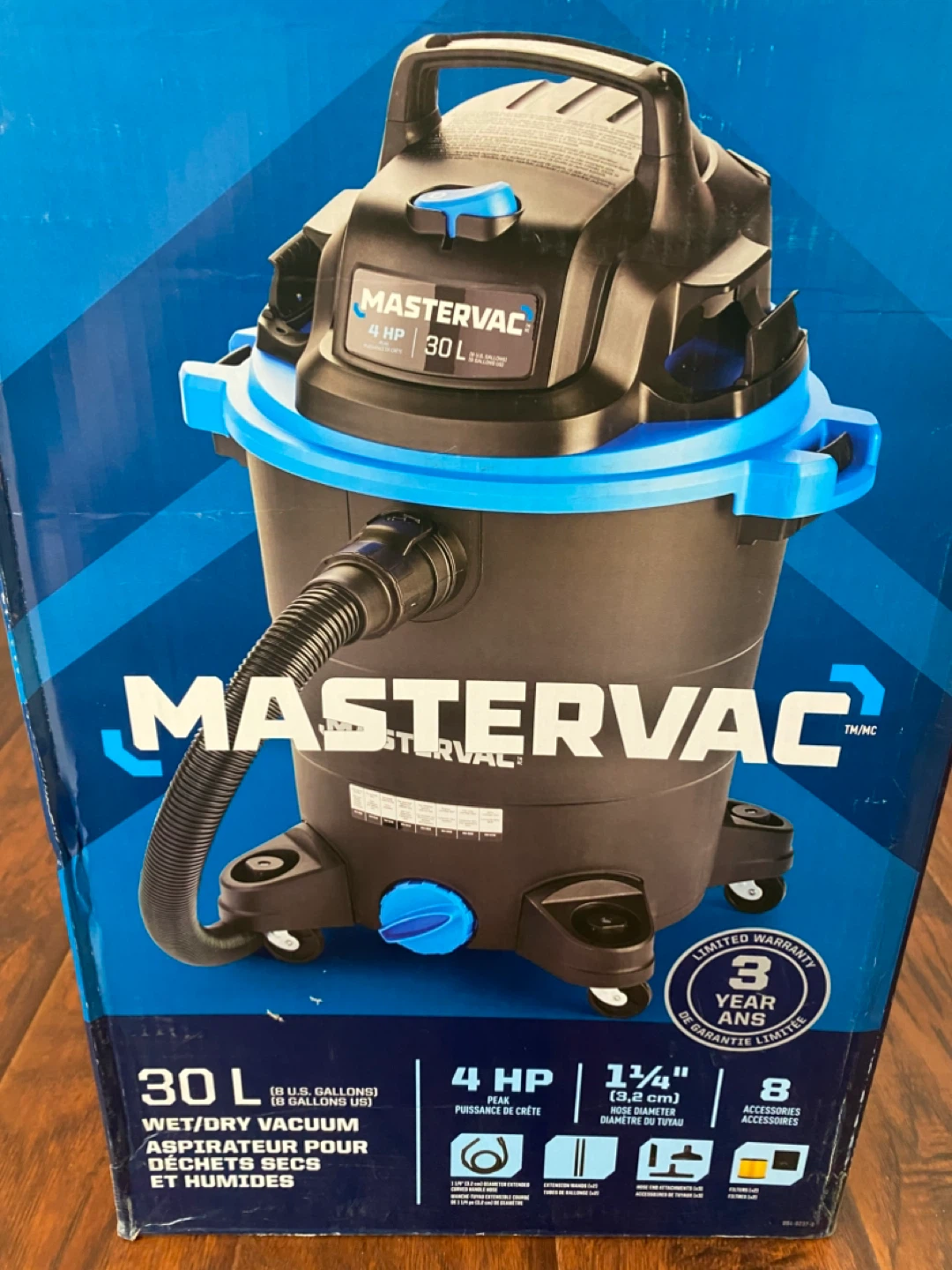 MasterVac 30L Wet/Dry Vacuum - photo 2