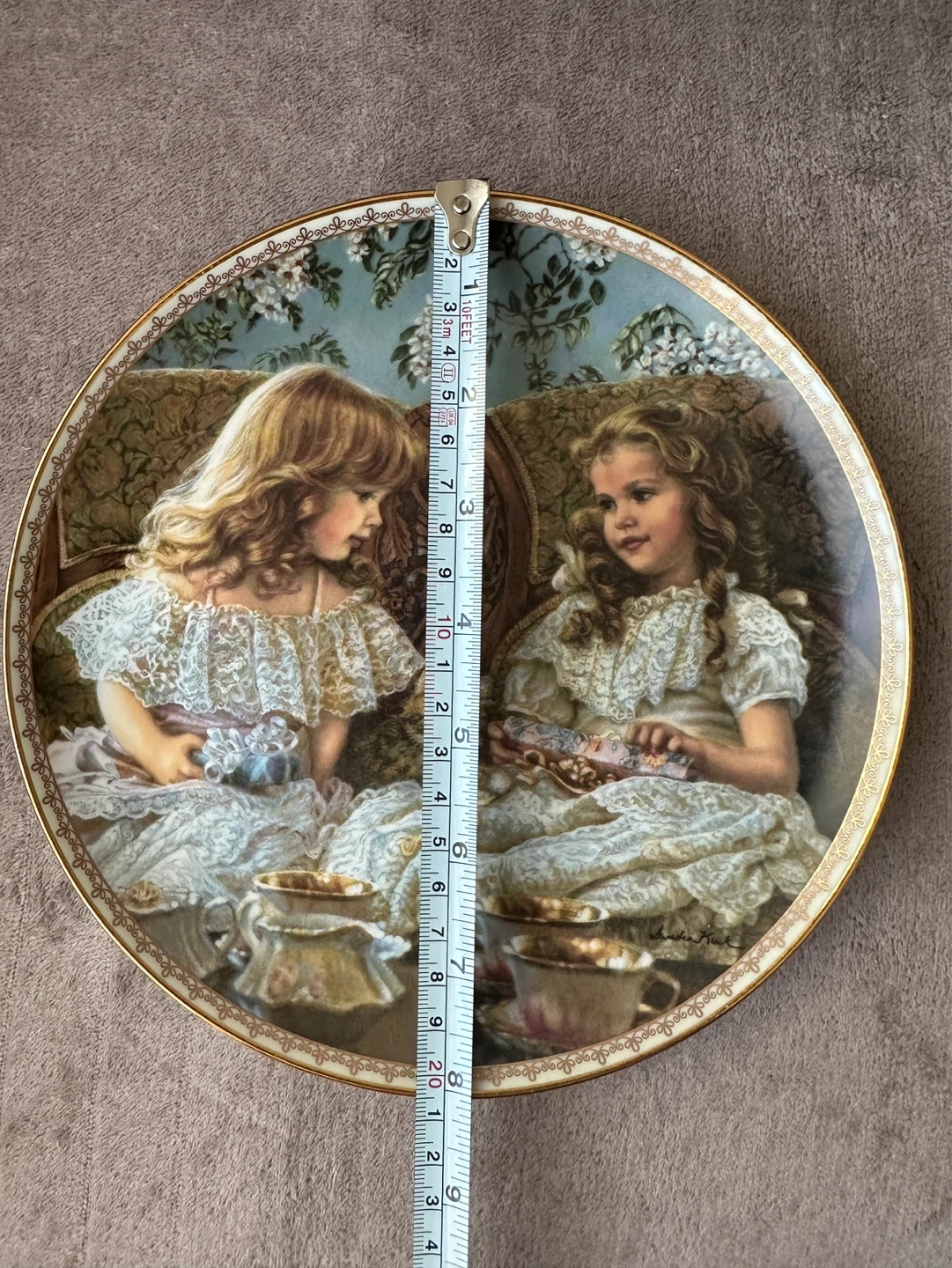 Vintage Sandra Kuck "Best Friends" Decorative Plate - photo 5