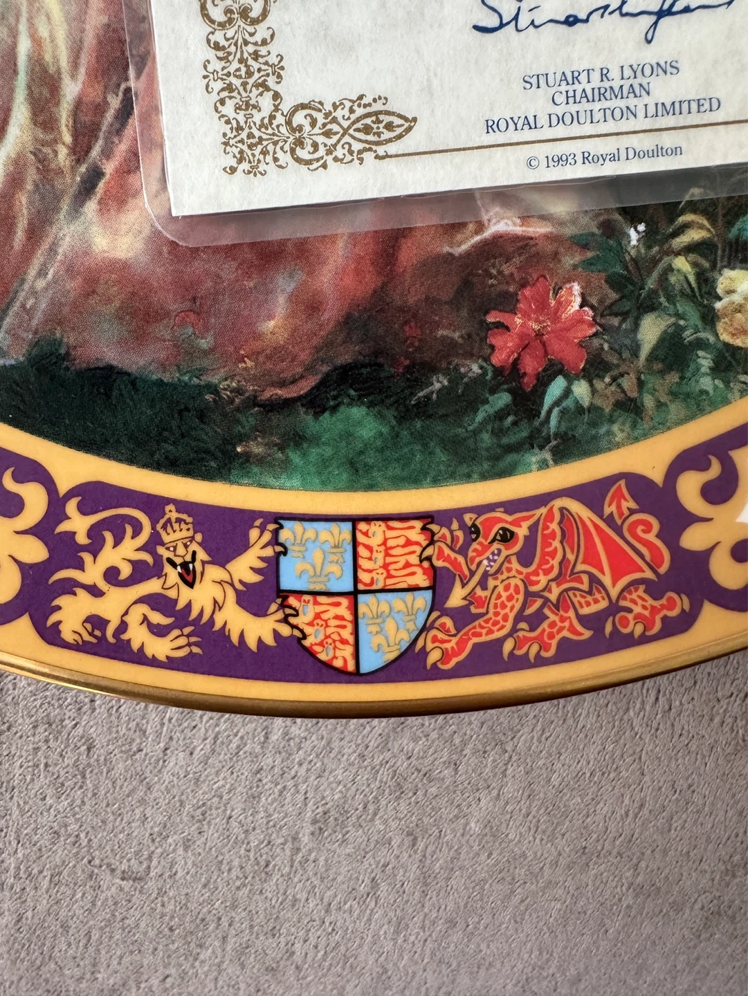 Vintage Royal Doulton Collectors Gallery Edition Plate - photo 5