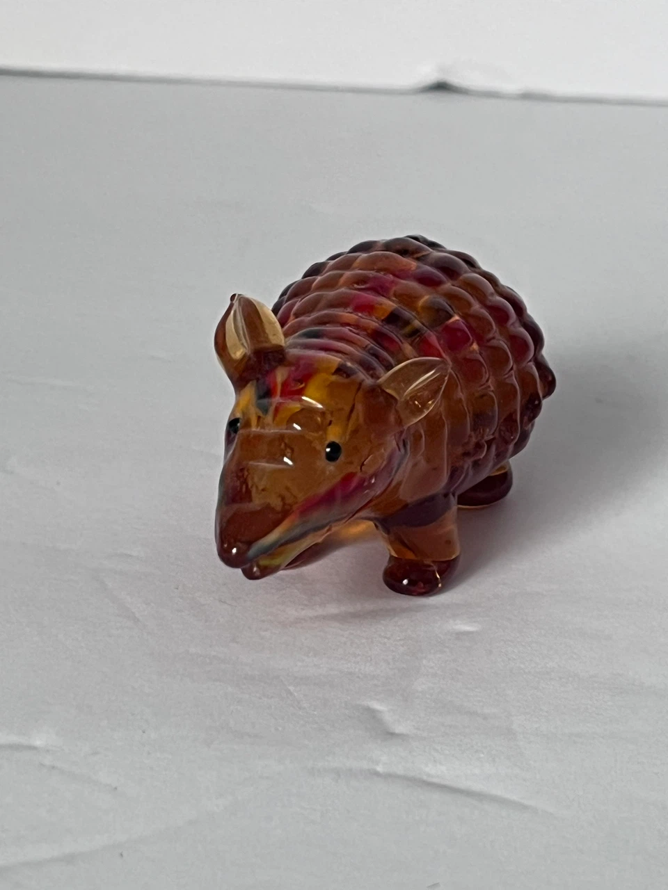 Glass Armadillo Figurine