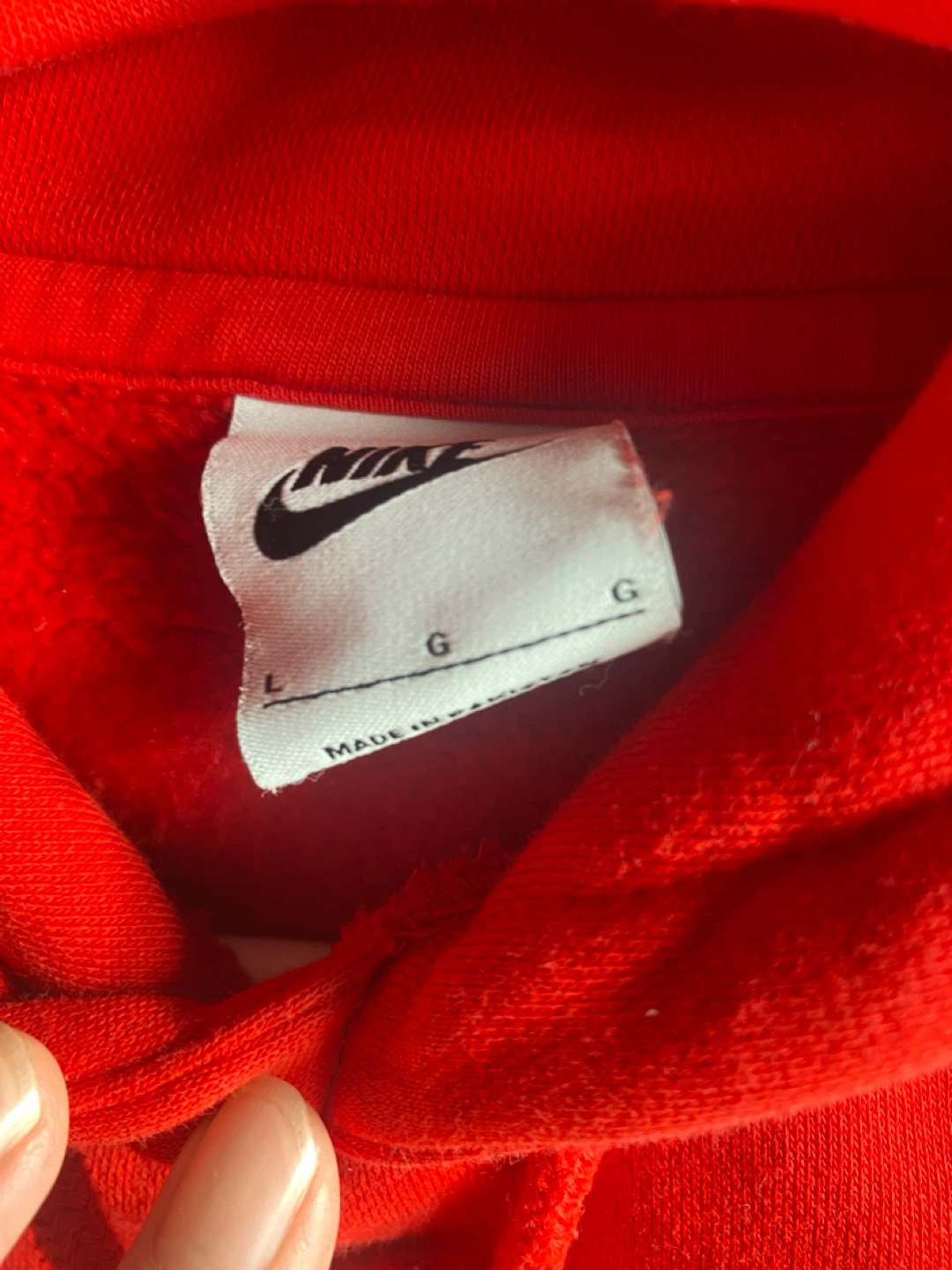 Red Nike Hoodie and Sweatpants Set - photo 3
