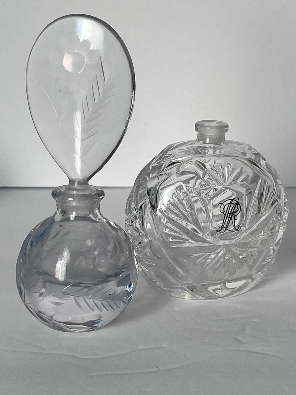 Vintage Cut Crystal Perfume Bottles Set - photo 4