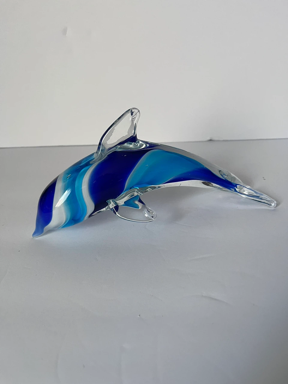 Glass Dolphin Figurine