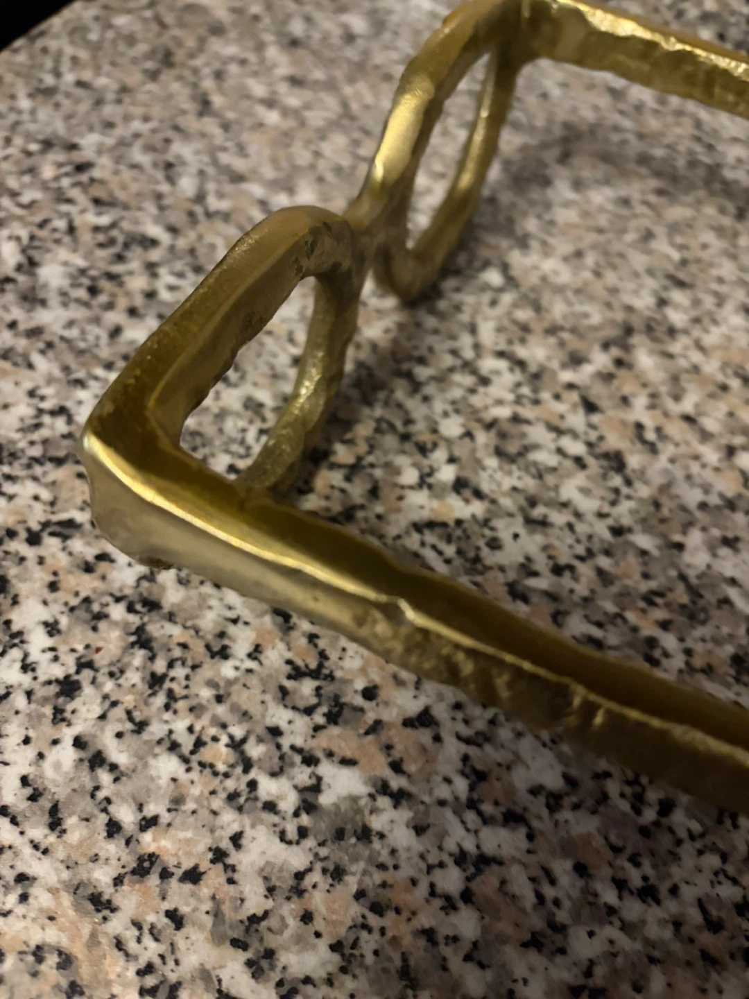 Decorative Brass Glasses Figurine - photo 3
