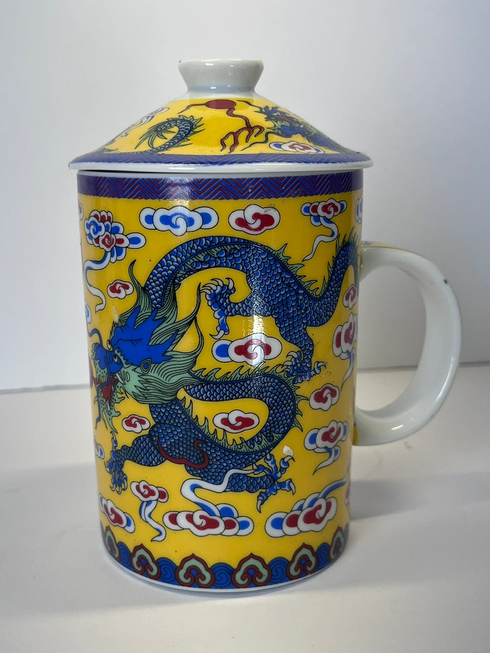 Dragon Ceramic Mug with Lid
