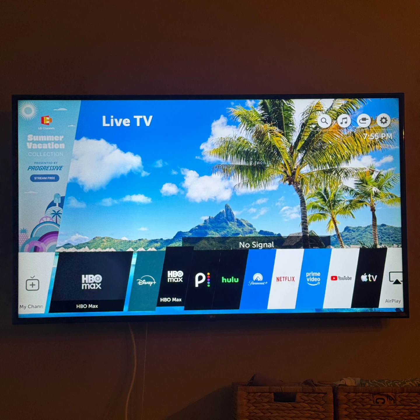LG Live TV Smart Television 55inch