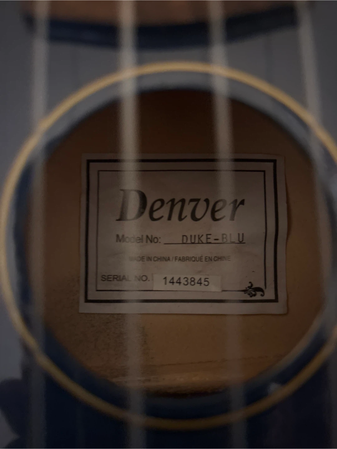 Denver ukulele - colour Duke Blue - photo 2
