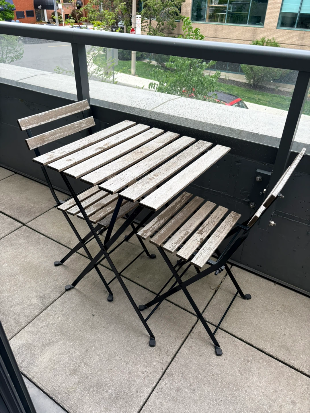 IKEA Outdoor Bistro Set – Table + 2 Chairs