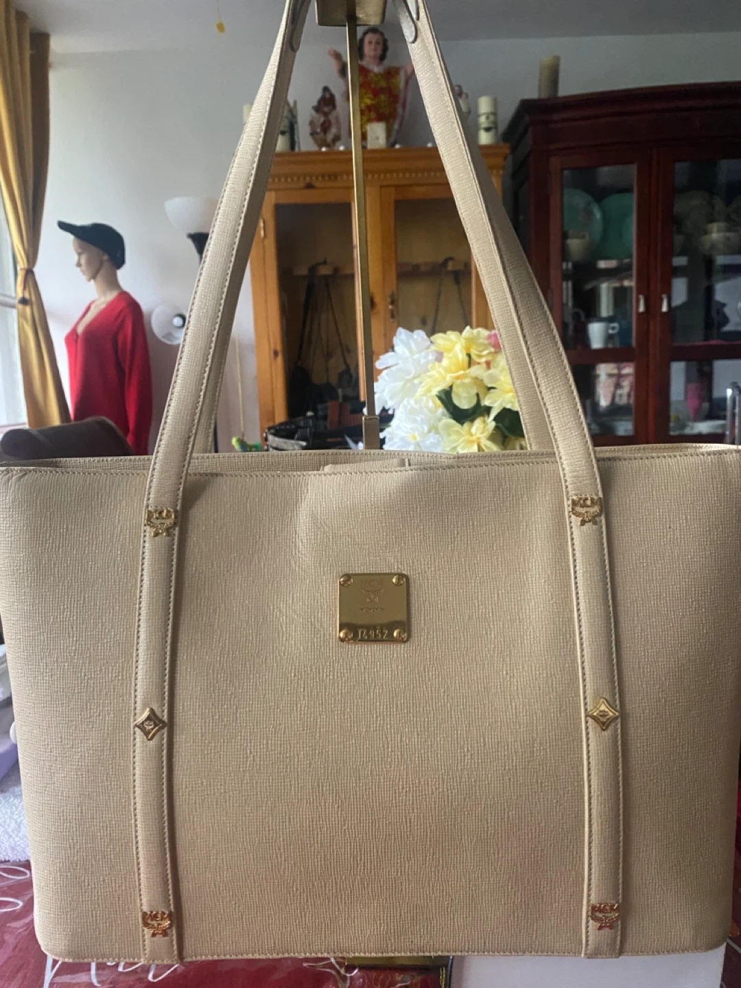 MCM Beige Tote Bag