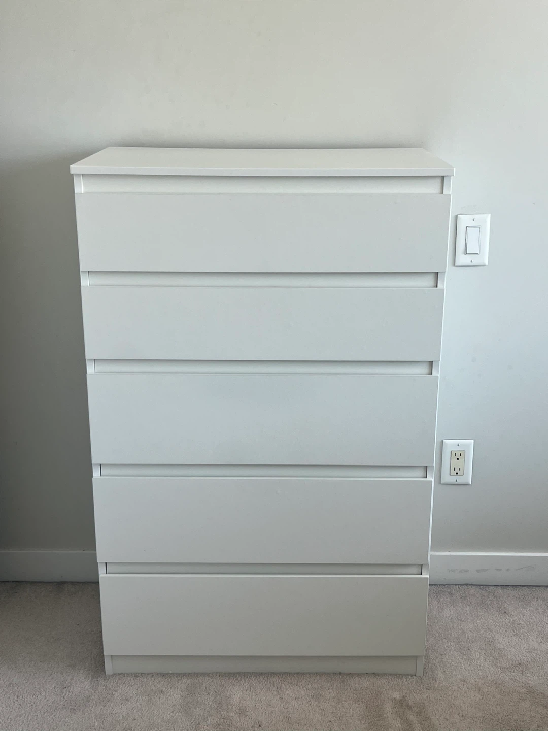 IKEA White 5-Drawer Dresser