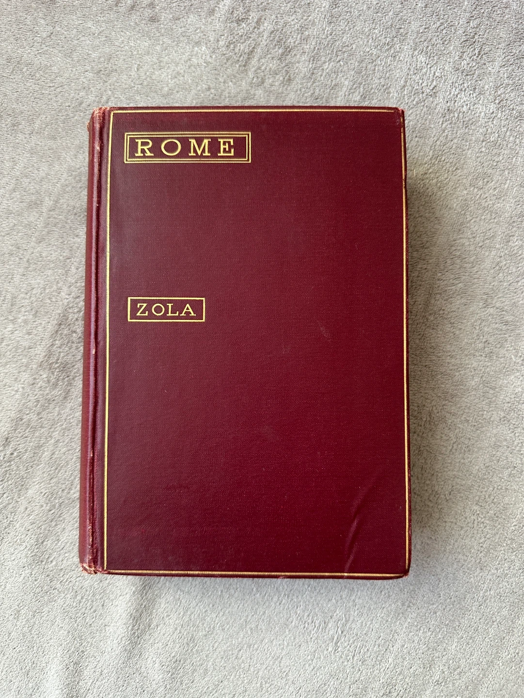 Antique- Rome by Émile Zola Hardcover Book 1901