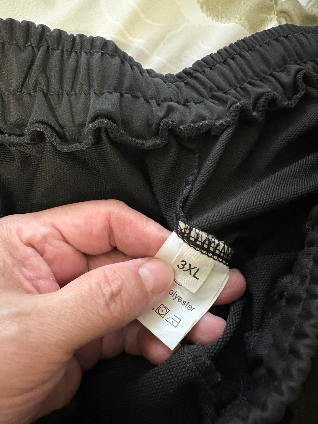 Men’s 3XL Athletic Shorts – Black Drawstring Sports Shorts - photo 2