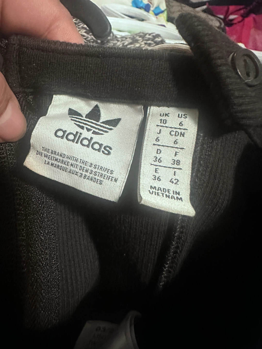 Adidas Black Ribbed Corset Top - photo 3